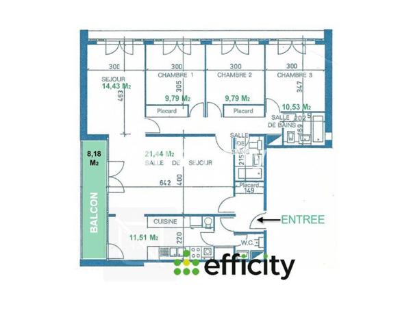 Appartement 5 pièces - 105 m² Exclusivité