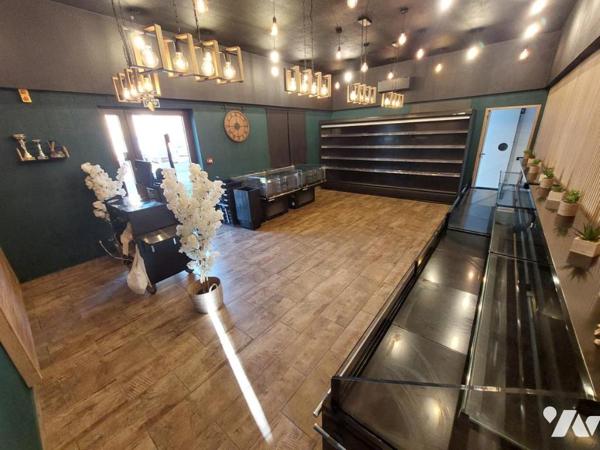 Un local professionnel d'environ 420 m² (équipé en alimentaire-froid)