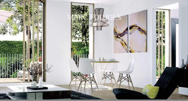 Cannet- appartement neuf vue mer panoramique 4 ch avec terrasses et 3 parkings fermés