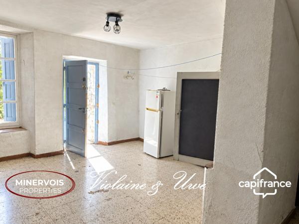 CESSERAS – MAISON DE VILLAGE À RÉNOVER – 63 M² – 2 CHAMBRES