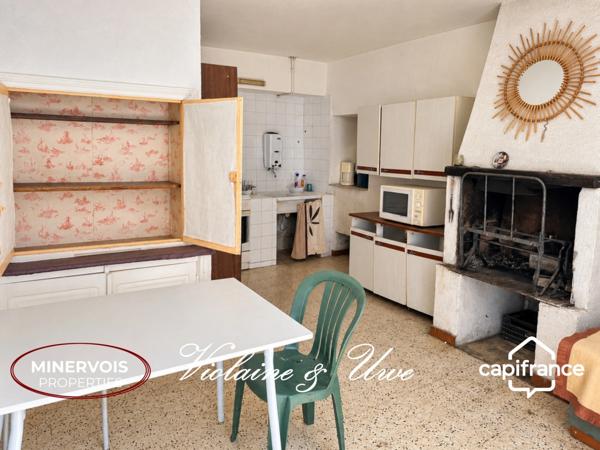 CESSERAS – MAISON DE VILLAGE À RÉNOVER – 63 M² – 2 CHAMBRES