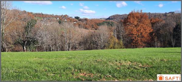 Terrain en partie à bâtir, belle vue dégagée