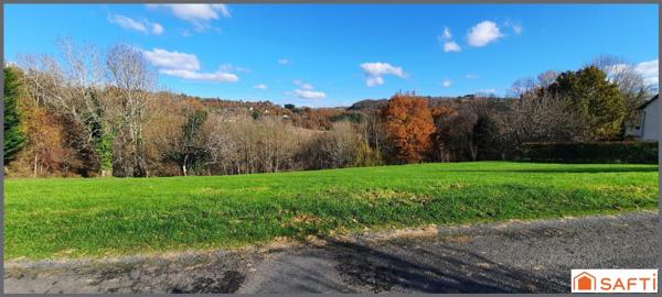 Terrain en partie à bâtir, belle vue dégagée