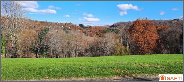 Terrain en partie à bâtir, belle vue dégagée