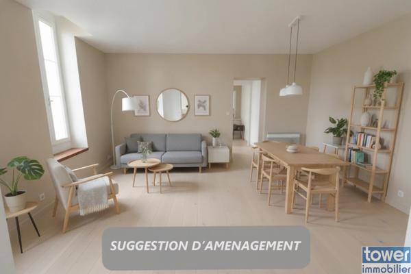 Appartement 3 pièce(s) 2 chambre(s) 48.5 m²