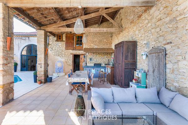 Propriété rurale avec piscine et dépendances sur 1,3 ha