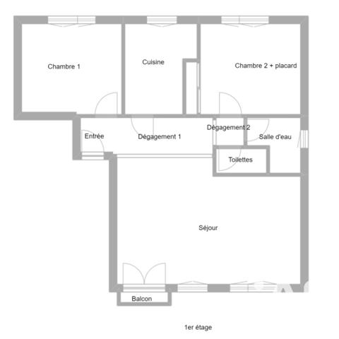 Appartement à vendre 3 pièces 62 m² Soisy-sous-Montmorency