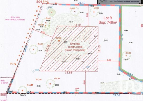 Terrain à vendre 746 m² Triel-sur-Seine