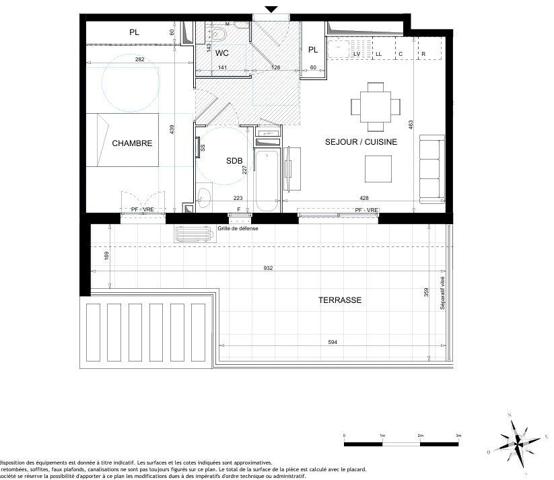 Appartement à vendre 2 pièces 44 m² Vallauris