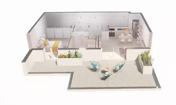 Appartement à vendre 2 pièces 44 m² Vallauris