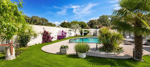 Maison contemporaine de plain?pied – 150 m² – Piscine au sel – Terrain clos 1300 m² – Prestations haut de gamme