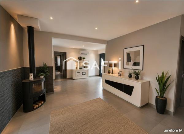 Maison contemporaine de plain?pied – 150 m² – Piscine au sel – Terrain clos 1300 m² – Prestations haut de gamme