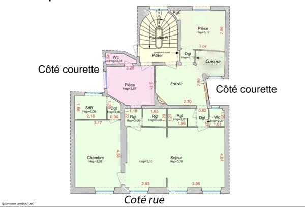 Appartement 4 pièces - 88 m² Bien prestige