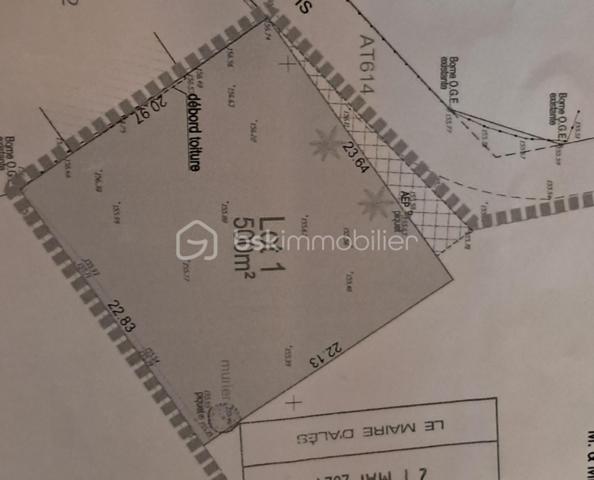 Terrain de 500 m²