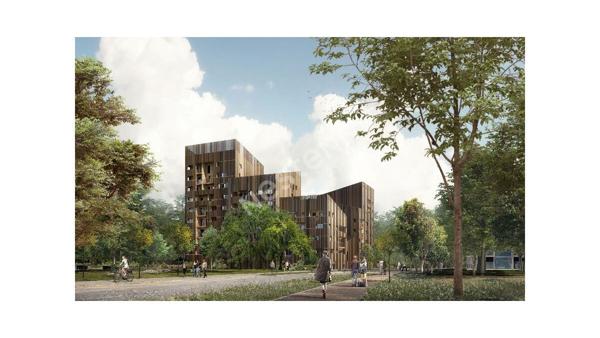 ANGERS en cours de construction programme accès ETANG SAINT NICOLAS