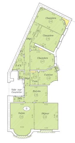 A vendre - Appartement d'exception - 118 m2 - Paris - 75007 - Ecole Militaire