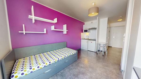 Studio dans résidence avec salle de sport et laverie