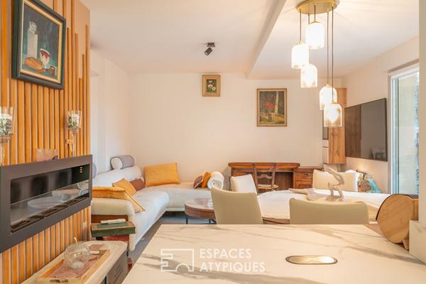 Appartement avec jardin, plage à pied, rooftop avec piscine vue mer