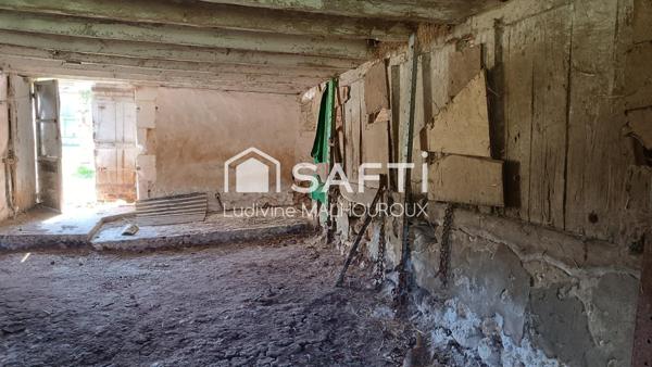 Ensemble immobilier composé d'une Grange en pierre à rénover 180m² + maisonnette 38m²