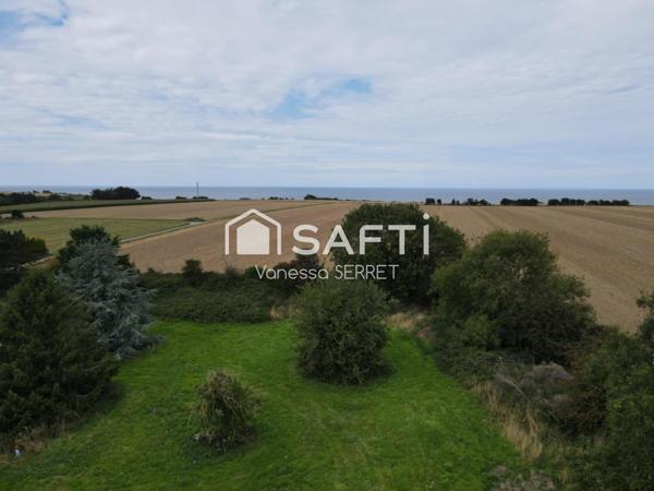 Terrain constructible 1499m2 SAINT LAURENT SUR MER