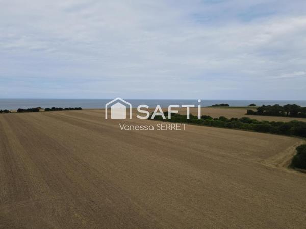 Terrain constructible 1499m2 SAINT LAURENT SUR MER