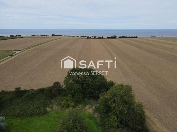Terrain constructible 1499m2 SAINT LAURENT SUR MER
