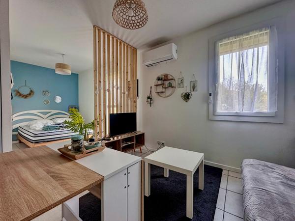 Villeneuve-sur-Lot (47300) Villeneuve-sur-Lot, dans résidence sécurisée , T1 bis rénové avec clim.