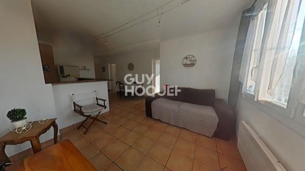 Exclusivité Narbonne Plage : Charmant appartement 3 pièces au dernier étage