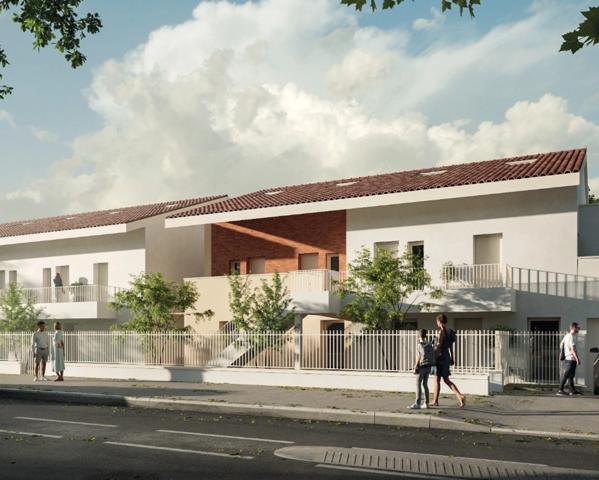 Appartement à vendre à Toulouse Duplex 4 pièces 74,86m2 terrasse 20,7m2 et deux places de parking.