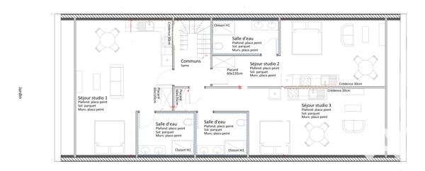 Immeuble à vendre 456 m² Agen