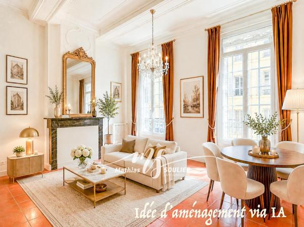 Studio de 36.44 m² rue Thiers - Immeuble bourgeois