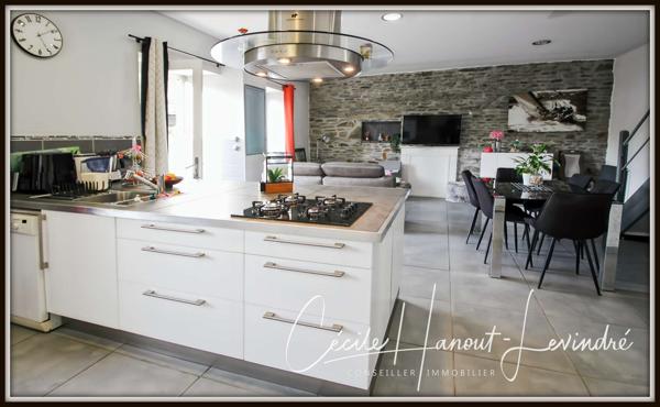 Châteauneuf-d'Ille-et-Vilaine (35430) CHATEAUNEUF D'ILLE-ET-VILAINE. Plein centre. Gîte (2 chambres) + longère (4 chambres). Terrain 825 m².