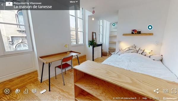 Studio privatif – Coliving de charme – Tout inclus – 770 €/mois Centre Bordeaux | Quartier St Genès | Disponible le 22 juin 2026