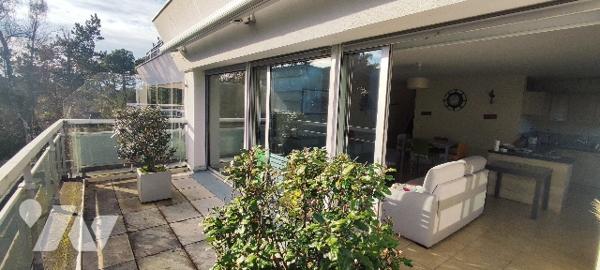 Superbe T2 de 63,57m² avec grande terrasse et parking dans cadre verdoyant proche du golf du TOUQUET