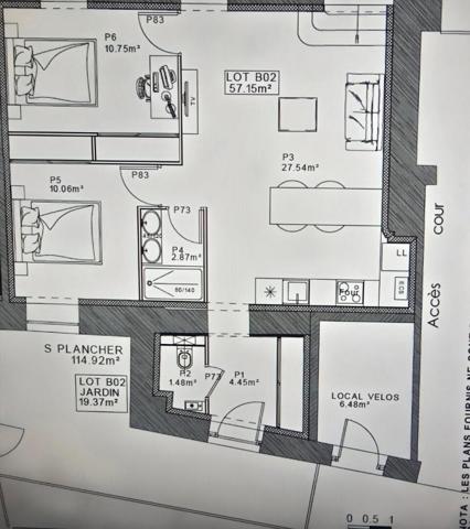 Appartement Vichy 3 pièce(s) 58 m2
