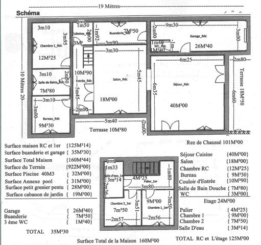 Maison 6 pièces - 125 m²
