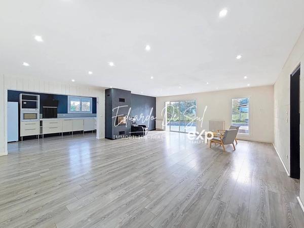 Maison plain-pied familiale de 161 m² – 4 chambres dont suite parentale – piscine, double garage