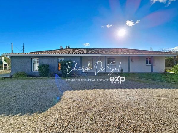 Maison plain-pied familiale de 161 m² – 4 chambres dont suite parentale – piscine, double garage