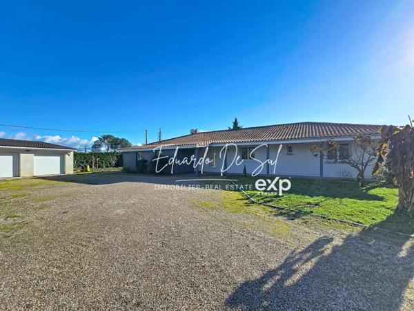 Maison plain-pied familiale de 161 m² – 4 chambres dont suite parentale – piscine, double garage