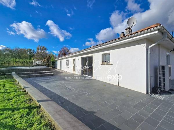 Maison plain-pied familiale de 161 m² – 4 chambres dont suite parentale – piscine, double garage
