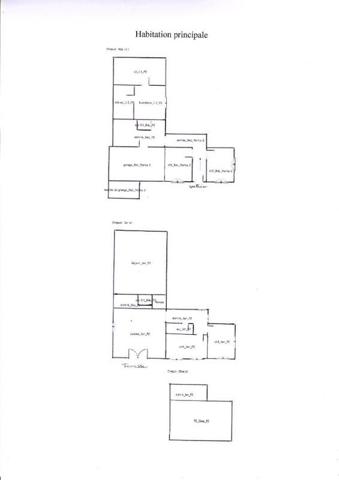 Yssingeaux, 43200 Tènement immobilier comprenant deux corps de ferme en pierre dont un rénové de 240 m² habitables, 5 chambres avec dépendances et un second à usage de dépendance, l'ensemble sur 1154m² de terrain