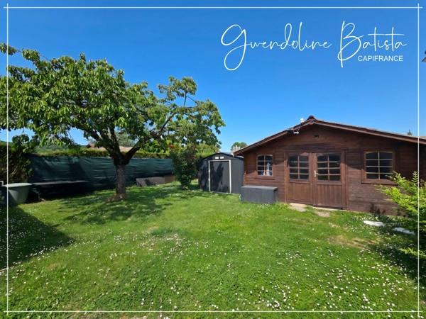 Maison Plain-pied 134m² - 4 chambres - Terrain 1140m² avec piscine - PINEUILH (33)