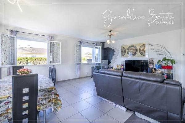 Maison Plain-pied 134m² - 4 chambres - Terrain 1140m² avec piscine - PINEUILH (33)