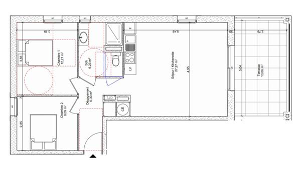 Appartement à vendre 3 pièces 61 m² Bormes-les-Mimosas