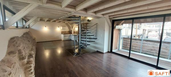 Maison authentique 102 m², 4 pièces, terrasse, garage