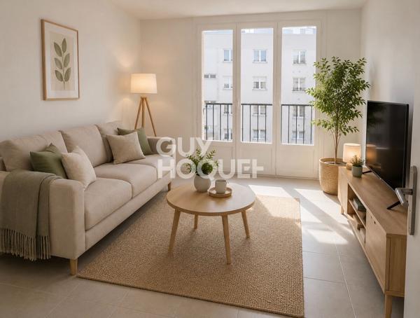 Antony - 2 pièces 41 m² entièrement rénové, résidence sécurisée + cave