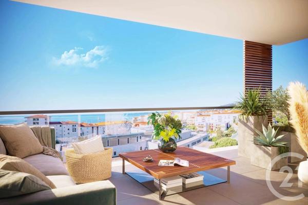 Appartement F4 à vendre  4 pièces - 90,52 m2 JUAN LES PINS - 06