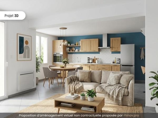 Maison à vendre |  Ruelle-sur-Touvre |  4 pièces | 59 m²