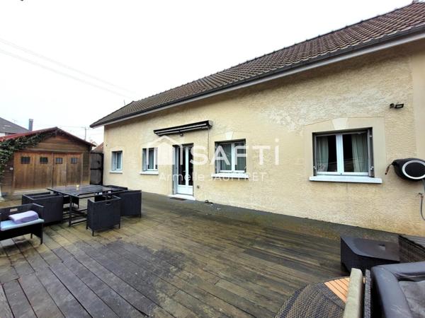 Grande surface habitable à 1km de la gare.