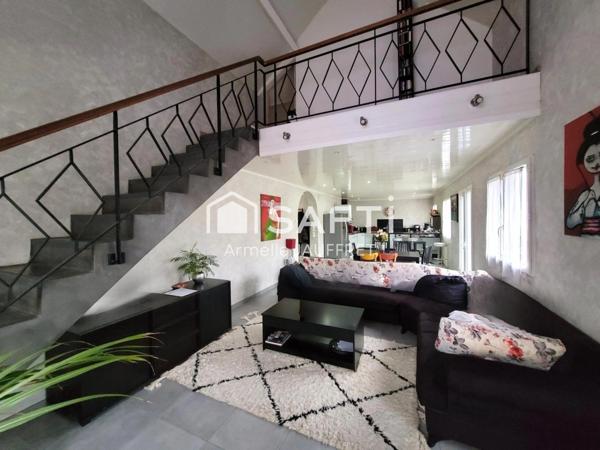 Grande surface habitable à 1km de la gare.